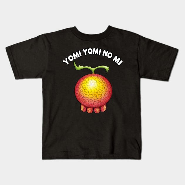 Yomi Yomi no Mi Devil Fruit Kids T-Shirt by ManimeXP